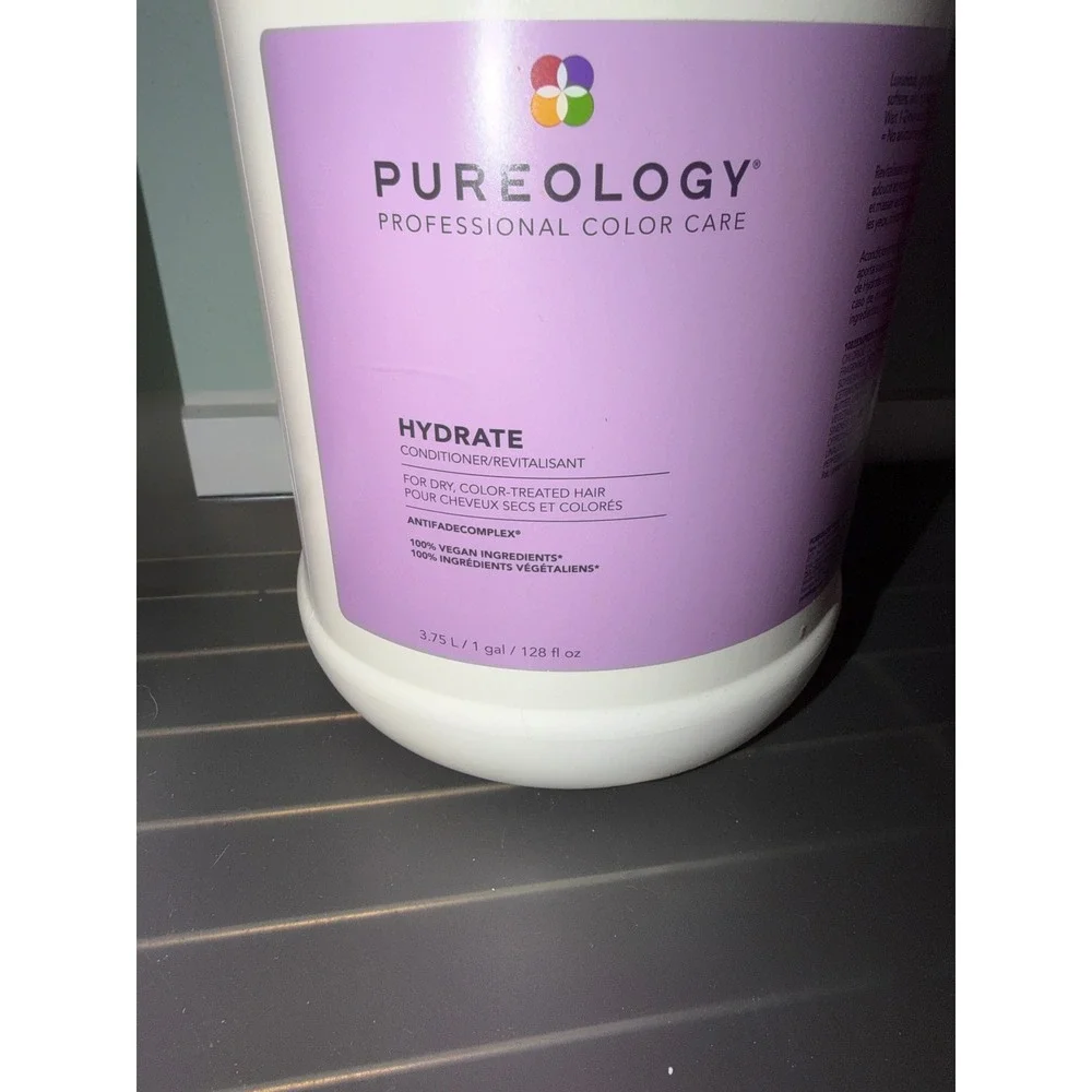 Pureology Hydrate Conditioner 128oz 1 Gallon Vegan Antifade Complex hair care